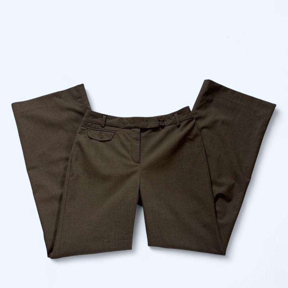 Ann Taylor Women's Olive Brown Wool Trousers